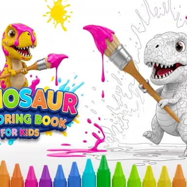 Dinosaur Coloring Book for Kids oyunu