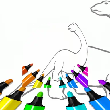 Dinosaur Coloring Pages Kids game