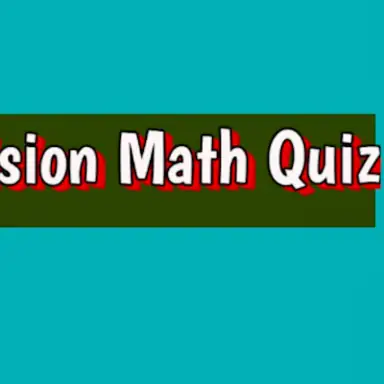 Division Math Quiz game