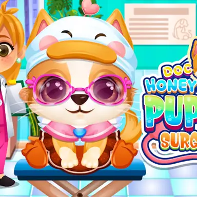 Doc HoneyBerry Puppy Surgery game