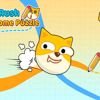 Doge Rush Draw Home Puzzle game