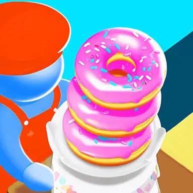 Donut Ready Business Tycoon Game oyunu