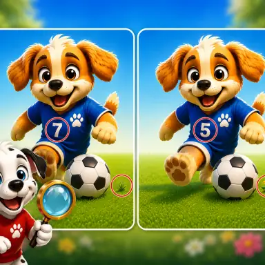 Dream Puppy Spot The Differences oyunu
