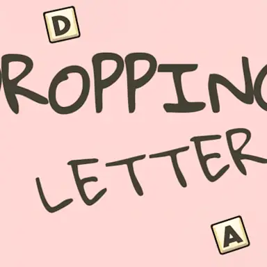 Dropping Letters oyunu