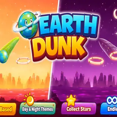 Earth Dunk Physics Arcade Game oyunu