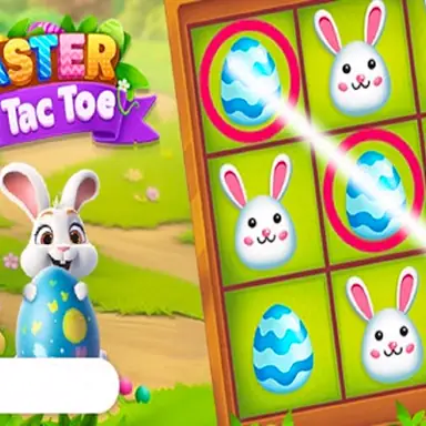 Easter Tic Tac Toe game