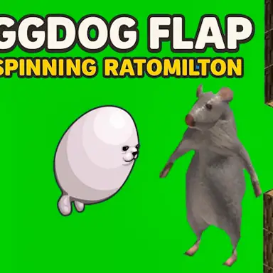 Eggdog Flap Spinning Ratomilton game