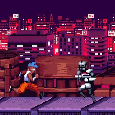 Endless Cyberpunk Runner oyunu