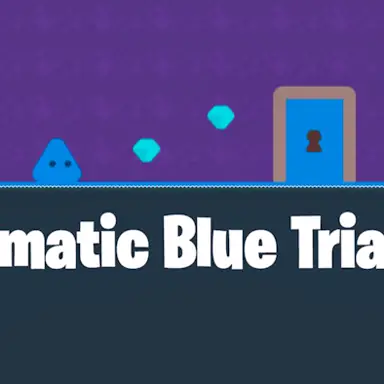 Enigmatic Blue Triangle game