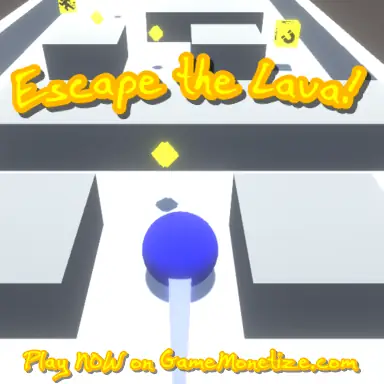 Escape the lava oyunu