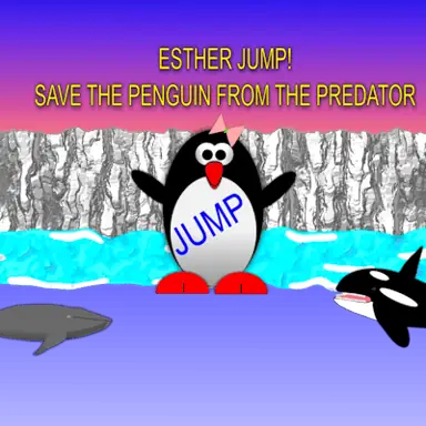 Esther the Penguin. Jump! game