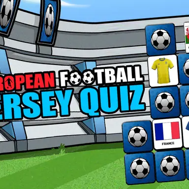 European Football Jersey Quiz oyunu