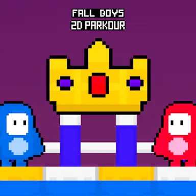 Fall Boys 2D Parkour game