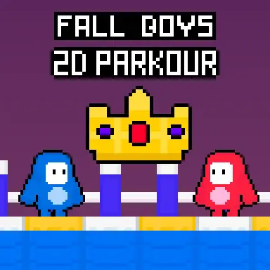 Fall Boys 2D Parkour game