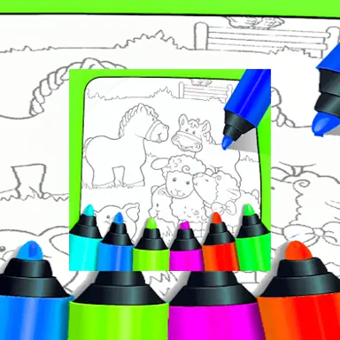 Farm Animals Coloring For Kids game