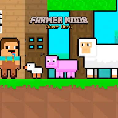 Farmer Noob Super Hero oyunu
