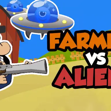 Farmers vs Aliens game
