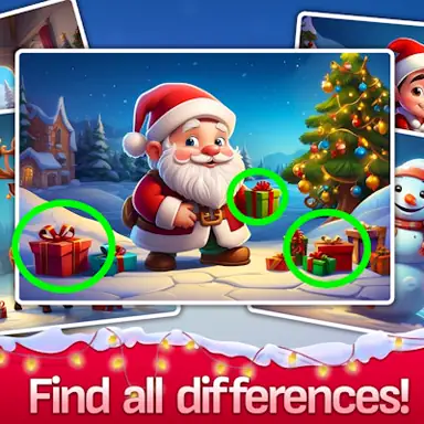 Find the Difference Merry Christmas oyunu