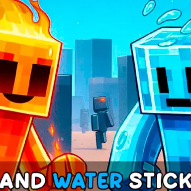 Fire and Water Stickman game
