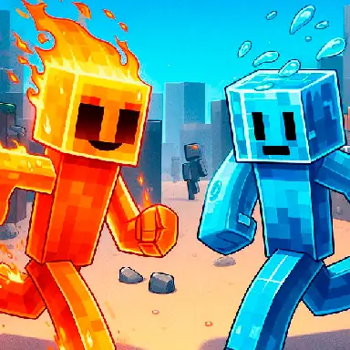 Fire and Water Stickman game