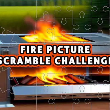 Fire Picture Scramble Challenge oyunu