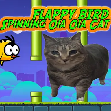 Flappy Bird Spinning Oia Oia Cat game