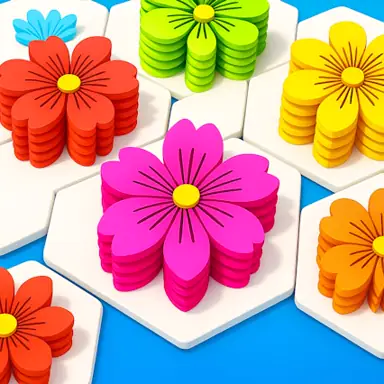 Flower Hexa Puzzle game