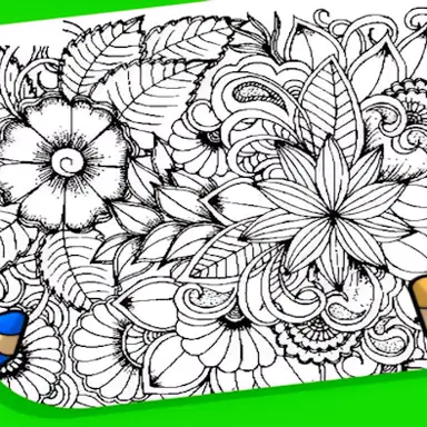 Flowers Coloring Game for Adults game