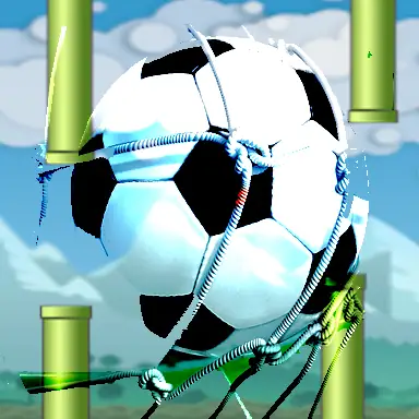 Flying football- Flapper Soccer Game oyunu