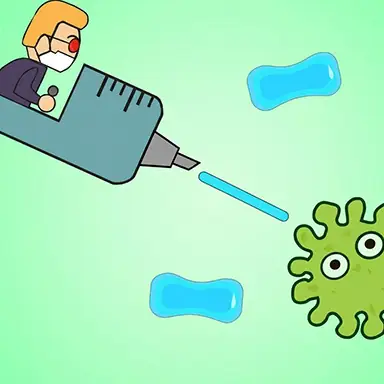 Flying Injection Virus Game oyunu