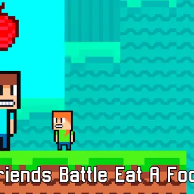 Friends Battle Eat A Food game