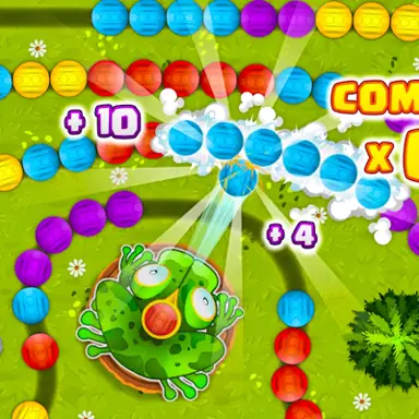 Frogtastic Marble Adventure game