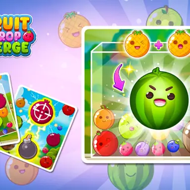 Fruit Drop Merge game