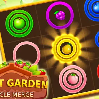 Fruit Garden - Circle Merge game