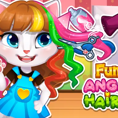 Funny Angela Haircut game
