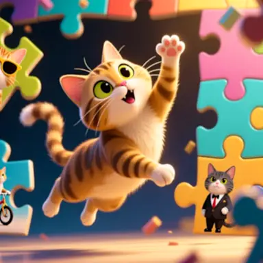 Funny Cats Puzzle oyunu