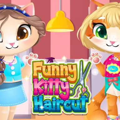 Funny Kitty Haircut game