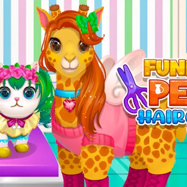 Funny Pet Haircut oyunu
