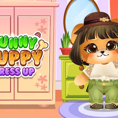 Funny Puppy Dressup oyunu