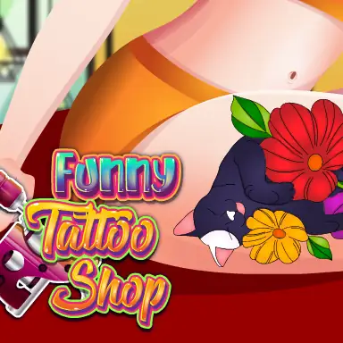 Funny Tattoo Shop 2 oyunu