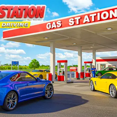Gas Station Car Driving oyunu