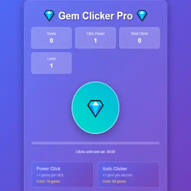 Gem Clicker Pro oyunu