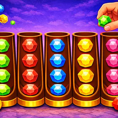 Gem Sort Puzzle oyunu