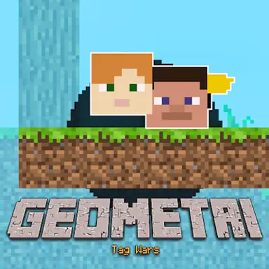 Geometri Tag Wars - 2 Players oyunu