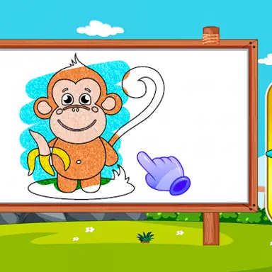Glitter Coloring For Kids oyunu