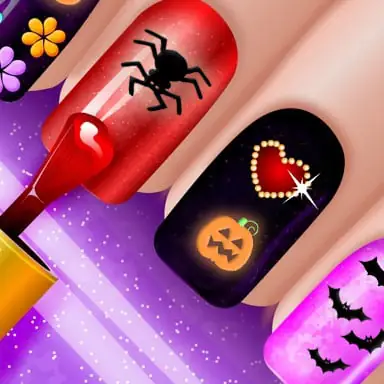 Glow Nails Halloween game