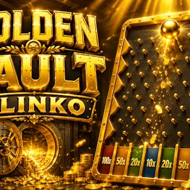 Golden Vault Plinko oyunu