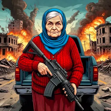 Grandma with Machine-Gun Apocalypsis game