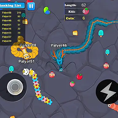 Greedy Snake Multiplayer Duel oyunu