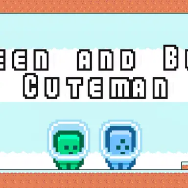 Green and Blue Cuteman oyunu